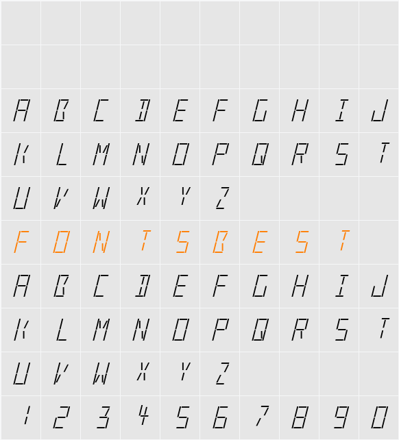 297-CAI978 Character Map