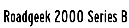 Roadgeek 2000 Series B Font Image