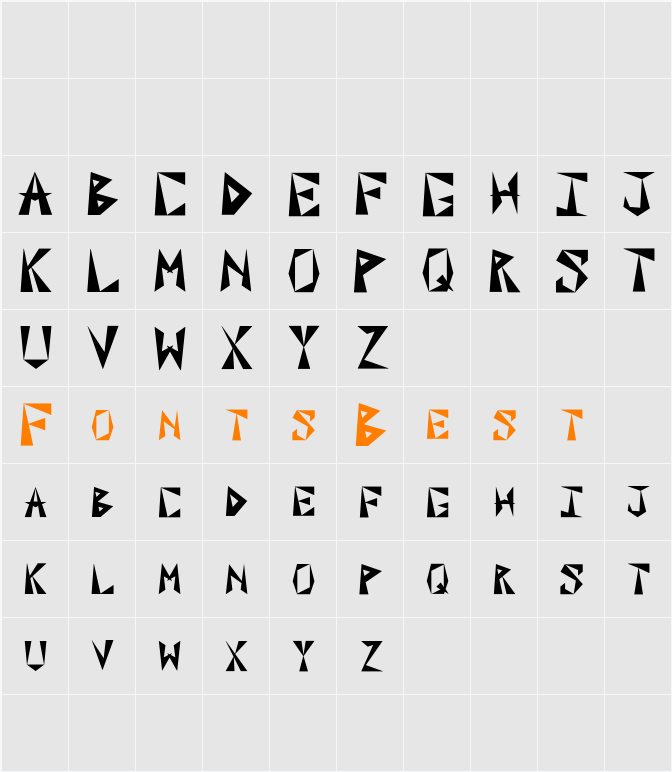 Paxil Initials Character Map
