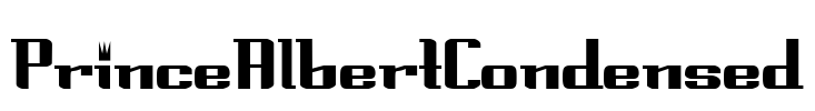 PrinceAlbertCondensed Font Image