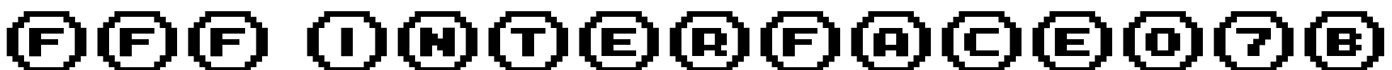 FFF Interface07b Font Image