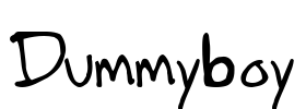 Dummyboy Font Image