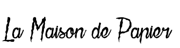 La Maison de Papier Font Image