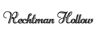 Rechtman Hollow Font Image