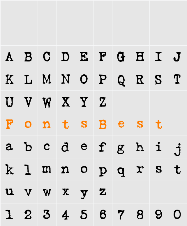Loveletter Character Map