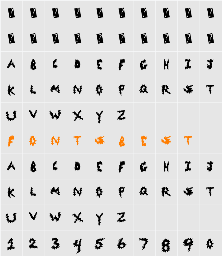 CodeDanger Character Map