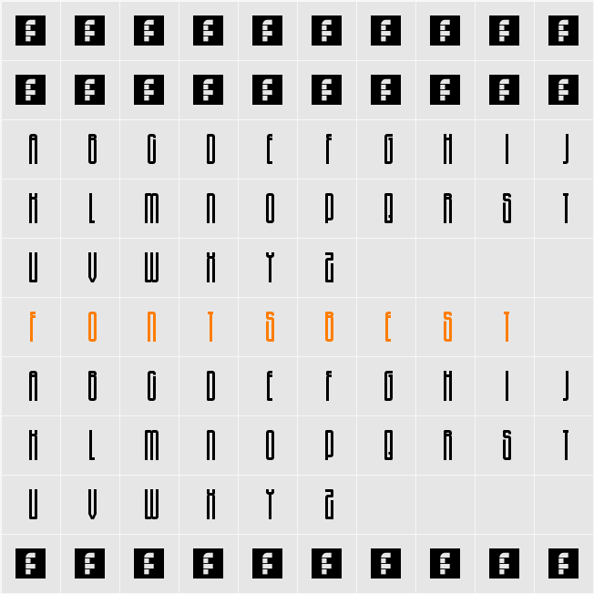 REVO Character Map