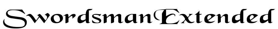 SwordsmanExtended Font Image
