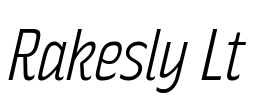 Rakesly Lt Font Image