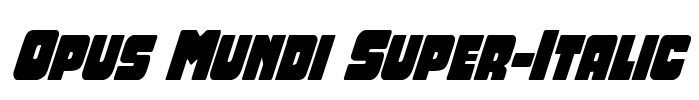 Opus Mundi Super-Italic