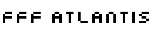 FFF Atlantis Font Image