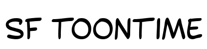 SF Toontime Font Image