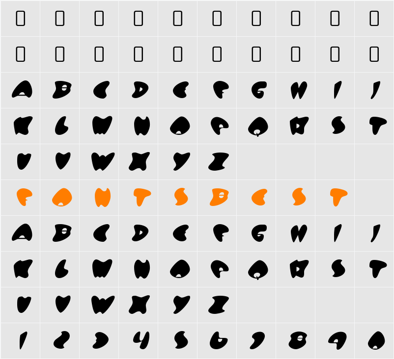 Got No Heart Solid Character Map