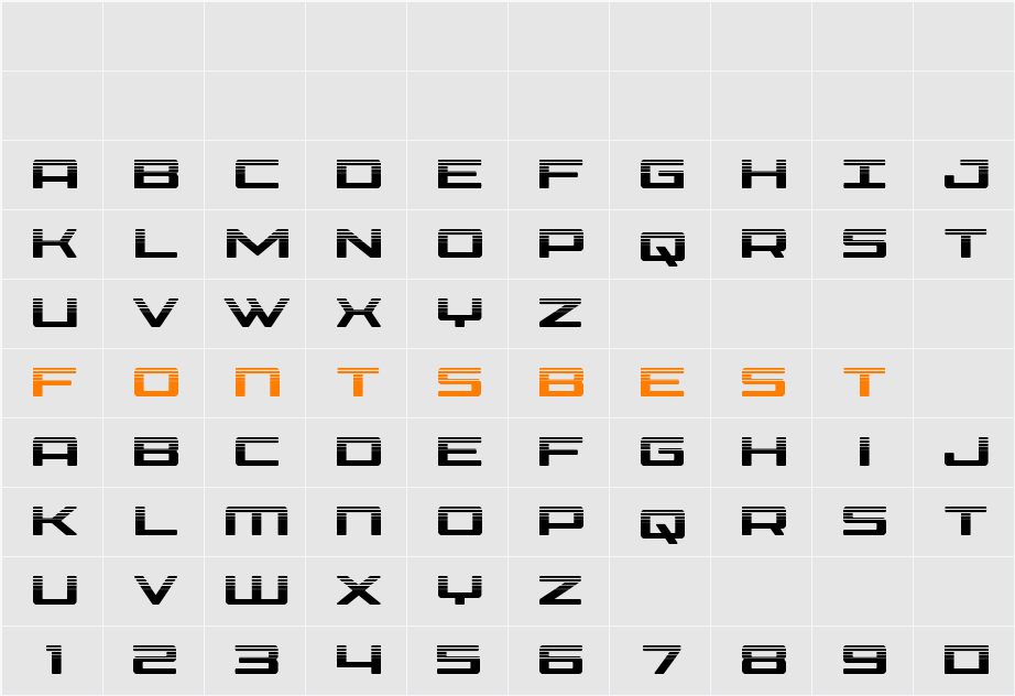 Phoenicia Halftone Character Map