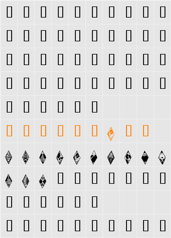 WWWraithBats Character Map