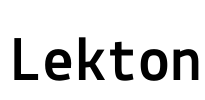 Lekton Font Image