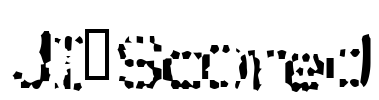 JI-Scored Font Image