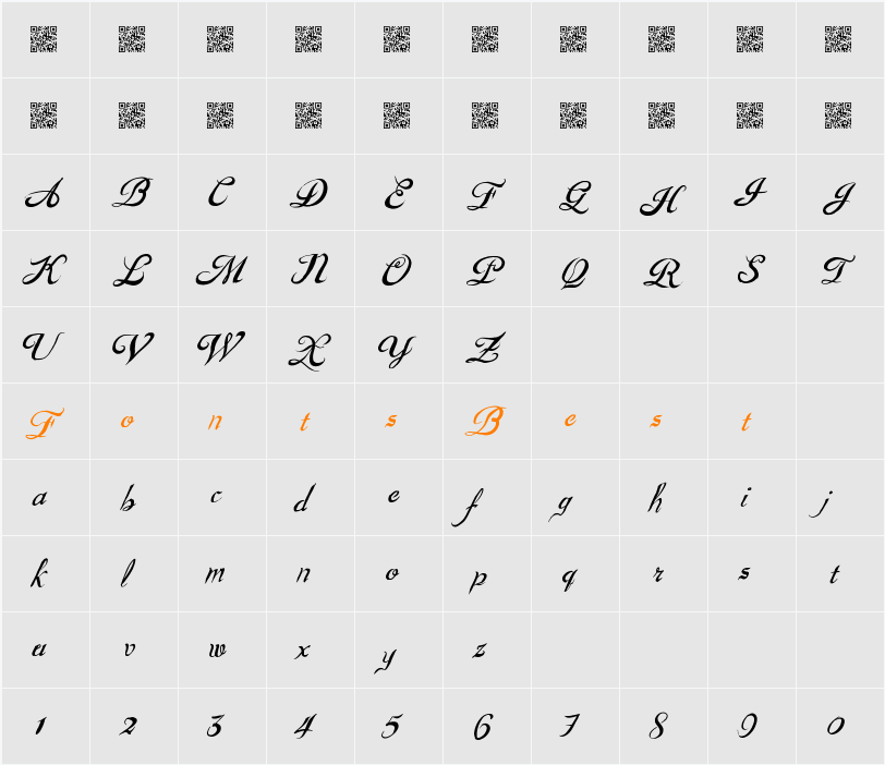 GouldenTreatise Character Map
