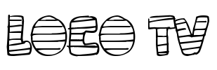 loco tv Font Image
