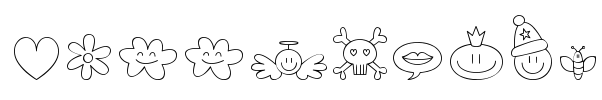 Jellodings Font Image