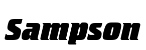 Sampson Font Image