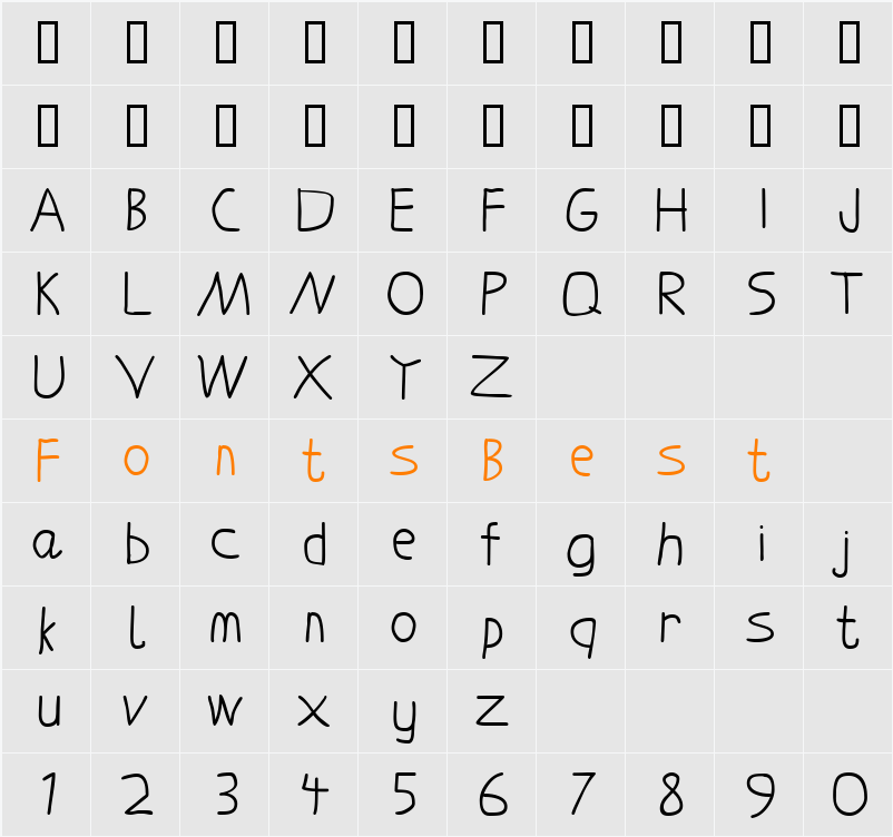 LaurensErste Character Map