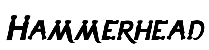 Hammerhead Font Image