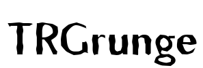 TRGrunge Font Image