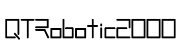 QTRobotic2000 Font Image