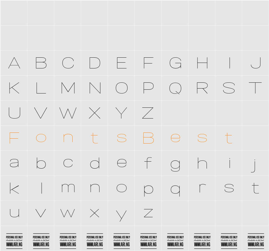 Specify PERSONAL Expanded Character Map