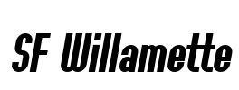 SF Willamette Font Image