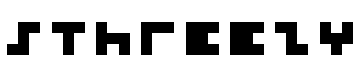5Threezy Font Image
