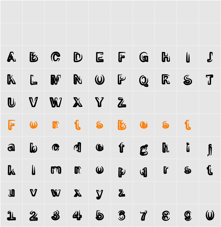 Smoke-Black Character Map