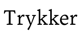 Trykker