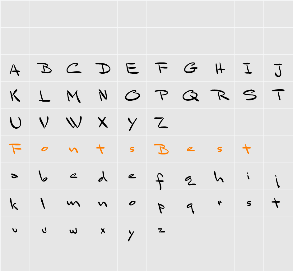 Bluelmin Sandsfort Character Map