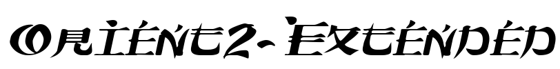 Orient2-Extended Font Image