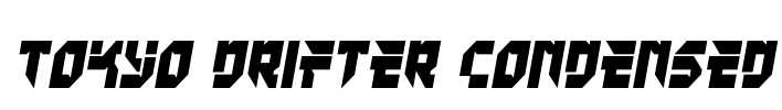 Tokyo Drifter Condensed