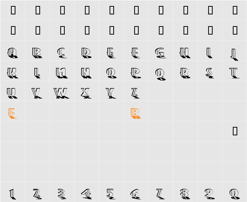 GrandPrix Character Map