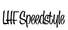 LHF Speedstyle Font Image
