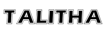 TALITHA Font Image