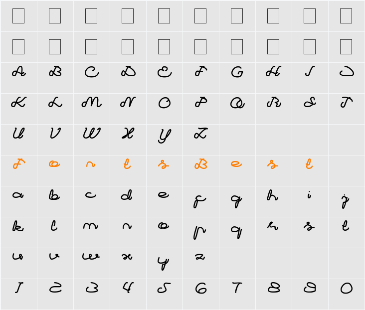 sa Character Map