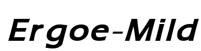 Ergoe-Mild Font Image