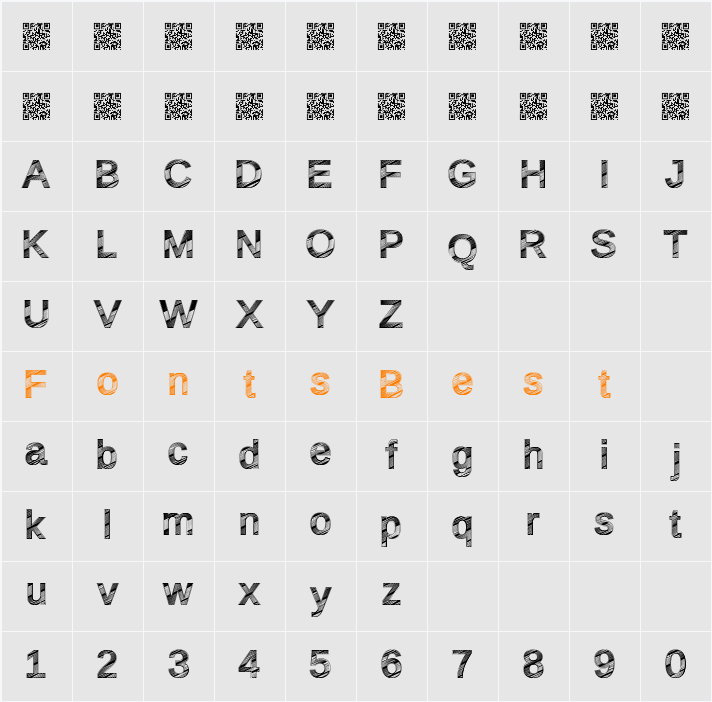 DiscoFresca Character Map
