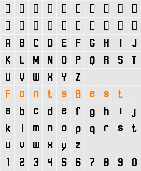 Robust ICG Character Map