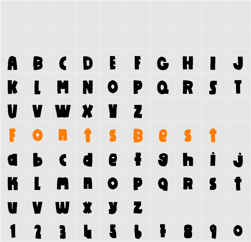 Do it yourself Character Map