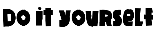 Do it yourself Font Image