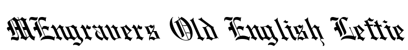 MEngravers Old English Leftie