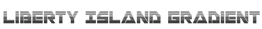 Liberty Island Gradient Font Image