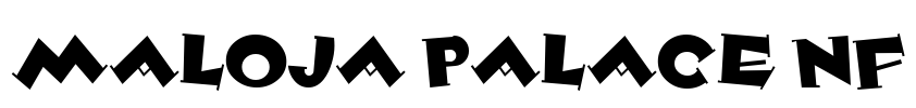 Maloja Palace NF Font Image