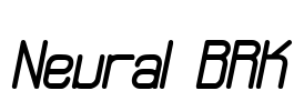 Neural BRK Font Image